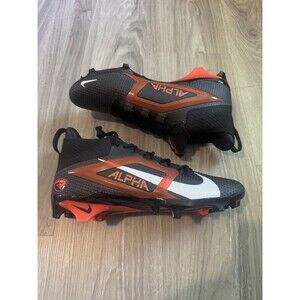 Men's Nike Alpha Menace Elite 4 Black Oregon State Cleats HF3436-001 Size 14